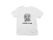 White Regular Fit Tshirt - Chess Club Kids Regular Fit Tshirt 180 Design | Kids Fashion