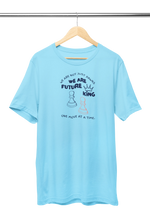 Premium Sky Blue Regular Fit Tshirt for Women - 180 GSM Cotton | Fullmoon Styles
