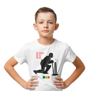 Premium White Regular Fit Tshirt for Kids - 180 GSM Cotton | Fullmoon Styles