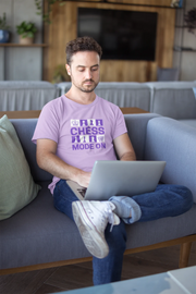 Chess Mode On Men Regular Fit Tshirt 180 Lavender Regular Fit Tshirt - Premium Cotton Men Wear