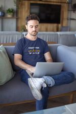 Chess Choose Your Weapon Men Regular Fit Tshirt 180 Navy Blue Regular Fit Tshirt - Premium Cotton Men Wear