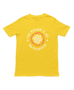 Battlefield Women Regular Fit Tshirt 180 Yellow Regular Fit Tshirt - Premium Cotton Women Wear