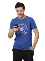 Royal Blue Regular Fit Tshirt - Battlefield Men Regular Fit Tshirt 180 Design | Men Fashion