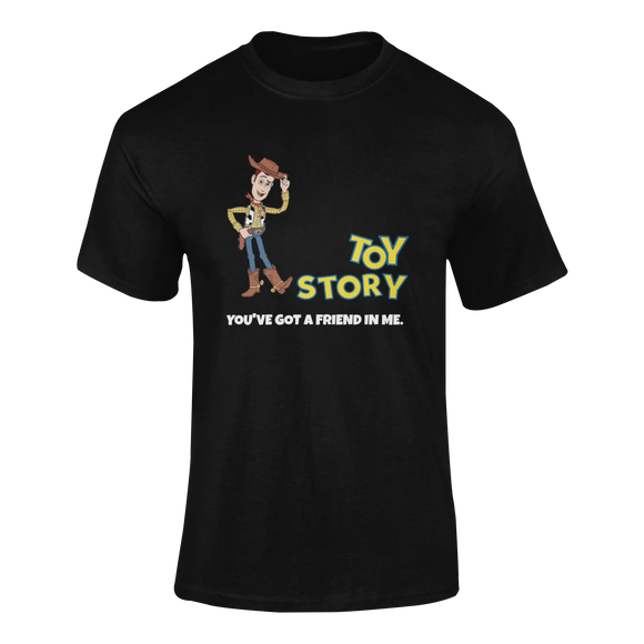Men Oversized - Toy Story Woody Men Oversized 210 Black | Fullmoon Styles