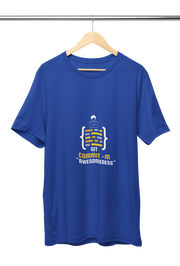 Men Regular Fit Tshirt - Git Commit Awesomeness Men Regular Fit Tshirt 180 Royal Blue | Fullmoon Styles