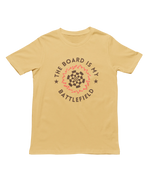 Premium Beige Regular Fit Tshirt for Women - 180 GSM Cotton | Fullmoon Styles