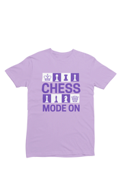 Men Regular Fit Tshirt - Chess Mode On Men Regular Fit Tshirt 180 Lavender | Fullmoon Styles