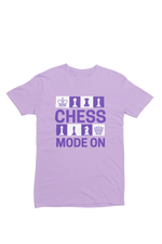 Chess Mode On Women Regular Fit Tshirt 180 Lavender Regular Fit Tshirt - Premium Cotton Women Wear