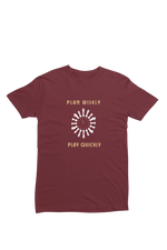 Chess Plan Wisely Women Regular Fit Tshirt 180 Maroon Regular Fit Tshirt - Premium Cotton Women Wear