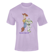 Men Oversized - Woody And Buzz Friends Forever Men Oversized 210 Lavender | Fullmoon Styles