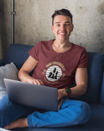 Think Strategically Men Regular Fit Tshirt 180 Maroon Regular Fit Tshirt - Premium Cotton Men Wear