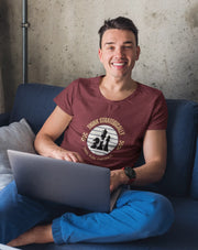 Think Strategically Men Regular Fit Tshirt 180 Maroon Regular Fit Tshirt - Premium Cotton Men Wear