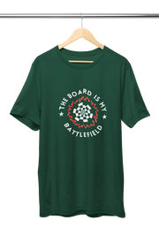 Comfortable Women Regular Fit Tshirt in Bottle Green - 180 GSM | Fullmoon Styles