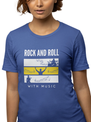 Comfortable Women Regular Fit Tshirt in Royal Blue - 180 GSM | Fullmoon Styles