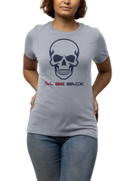 Comfortable Women Regular Fit Tshirt in Gray - 180 GSM | Fullmoon Styles