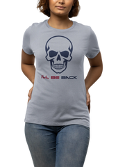 Comfortable Women Regular Fit Tshirt in Gray - 180 GSM | Fullmoon Styles