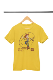 Premium Yellow Regular Fit Tshirt for Women - 180 GSM Cotton | Fullmoon Styles