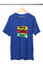 Comfortable Men Regular Fit Tshirt in Royal Blue - 180 GSM | Fullmoon Styles