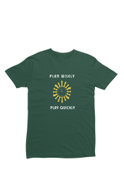 Comfortable Women Regular Fit Tshirt in Bottle Green - 180 GSM | Fullmoon Styles