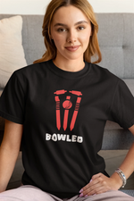 Comfortable Women Regular Fit Tshirt in Black - 180 GSM | Fullmoon Styles