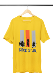 Premium Yellow Regular Fit Tshirt for Men - 180 GSM Cotton | Fullmoon Styles