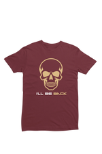 Men Regular Fit Tshirt - The Terminator I Will Be Back Men Regular Fit Tshirt 180 Maroon | Fullmoon Styles