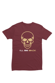Men Regular Fit Tshirt - The Terminator I Will Be Back Men Regular Fit Tshirt 180 Maroon | Fullmoon Styles