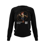 Women Regular Fit Sweatshirt - Woody Cowboy Mode On Women Regular Fit Sweatshirt 320 Black | Fullmoon Styles