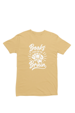 Comfortable Women Regular Fit Tshirt in Beige - 180 GSM | Fullmoon Styles