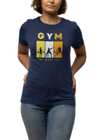 Comfortable Women Regular Fit Tshirt in Navy Blue - 180 GSM | Fullmoon Styles