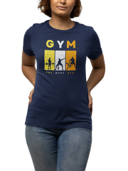 Comfortable Women Regular Fit Tshirt in Navy Blue - 180 GSM | Fullmoon Styles