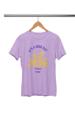 Men Regular Fit Tshirt - Good Day To Read Men Regular Fit Tshirt 180 Lavender | Fullmoon Styles