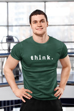 Comfortable Men Regular Fit Tshirt in Bottle Green - 180 GSM | Fullmoon Styles