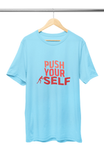 Premium Sky Blue Regular Fit Tshirt for Men - 180 GSM Cotton | Fullmoon Styles