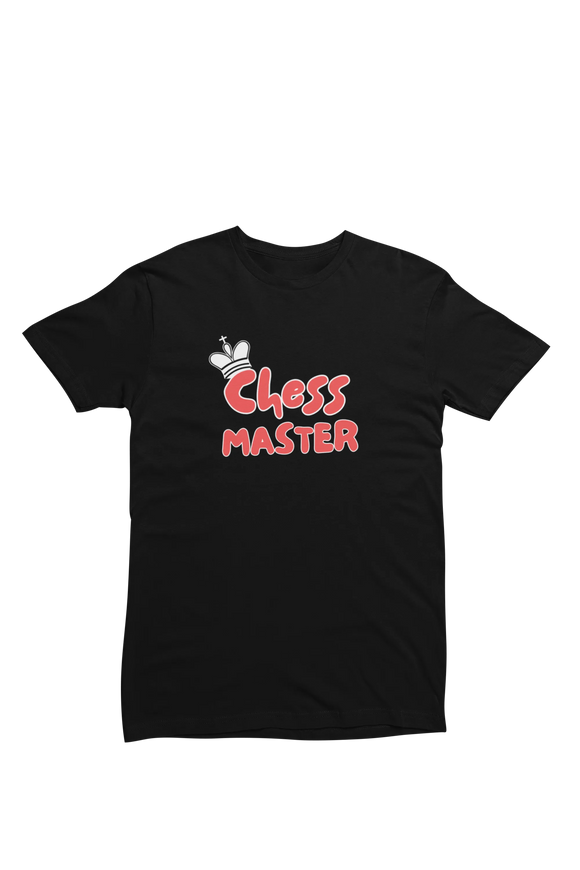 Men Regular Fit Tshirt - Chess Master Men Regular Fit Tshirt 180 Black | Fullmoon Styles