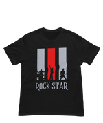 Men Regular Fit Tshirt - Rock Star Men Regular Fit Tshirt 180 Black | Fullmoon Styles