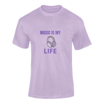 Women Oversized - Music Is My Life Women Oversized 210 Lavender | Fullmoon Styles