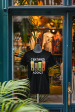 Black Regular Fit Tshirt - Certified Book Addict Women Regular Fit Tshirt 180 Design | Women Fashion