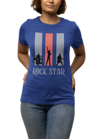 Comfortable Women Regular Fit Tshirt in Royal Blue - 180 GSM | Fullmoon Styles