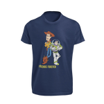 Women Oversized - Woody And Buzz Friends Forever Women Oversized 210 Navy Blue | Fullmoon Styles