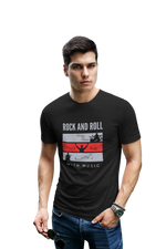 Comfortable Men Regular Fit Tshirt in Black - 180 GSM | Fullmoon Styles