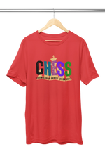 Men Regular Fit Tshirt - Chaos Checkmate Men Regular Fit Tshirt 180 Red | Fullmoon Styles