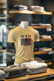 Beige Regular Fit Tshirt - One More Rep Men Regular Fit Tshirt 180 Design | Men Fashion