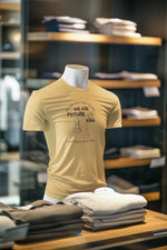 Premium Beige Regular Fit Tshirt for Men - 180 GSM Cotton | Fullmoon Styles