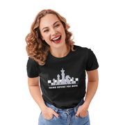 Chess Think Before You Move Women Regular Fit Tshirt 180 Black Regular Fit Tshirt - Premium Cotton Women Wear