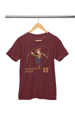 Premium Maroon Regular Fit Tshirt for Women - 180 GSM Cotton | Fullmoon Styles