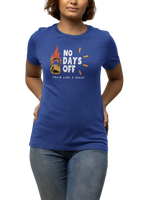 Comfortable Women Regular Fit Tshirt in Royal Blue - 180 GSM | Fullmoon Styles