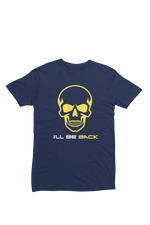 Men Regular Fit Tshirt - The Terminator I Will Be Back Men Regular Fit Tshirt 180 Navy Blue | Fullmoon Styles