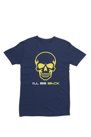 Men Regular Fit Tshirt - The Terminator I Will Be Back Men Regular Fit Tshirt 180 Navy Blue | Fullmoon Styles