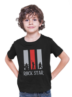 Comfortable Kids Regular Fit Tshirt in Black - 180 GSM | Fullmoon Styles